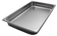 BACINELLA INOX GN 1/1 dimensioni 53X32,5 altezza 2 capacità 